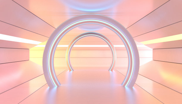 科幻未来轮廊素材图片