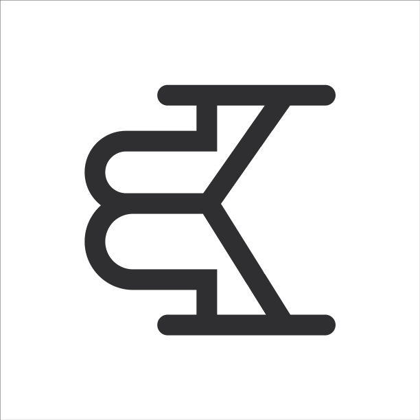 首字母BK或KB标志设计图片下载