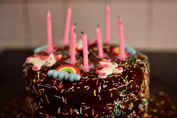 独角兽的生日蛋糕图片下载