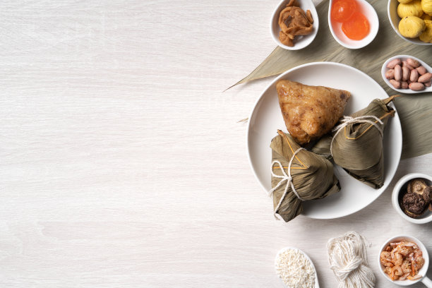粽子端午节美味的传统粽子食品。图片下载