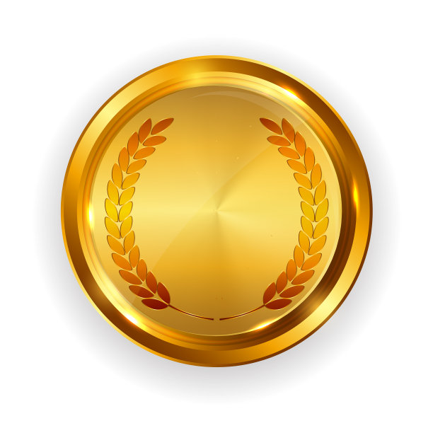 抽象金色标签模板上的白色图片下载