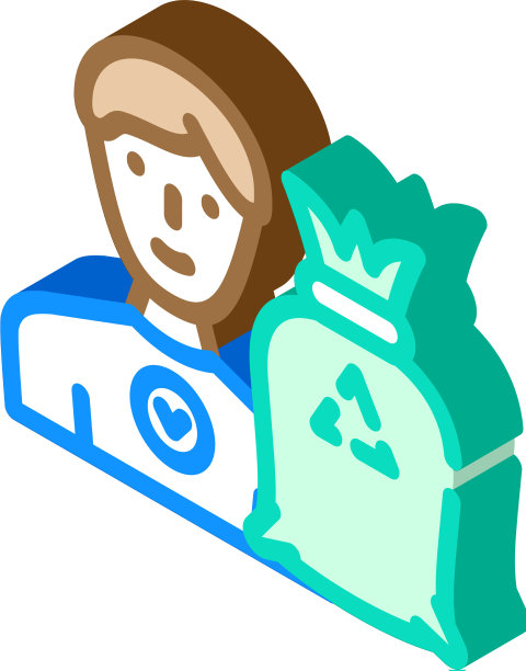 志愿工作者字形图标图片下载