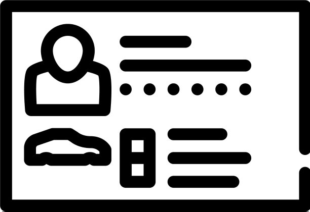 徽章、名片、线路图标图片下载