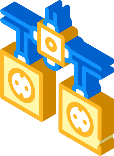 安装电插座等距图标图片下载