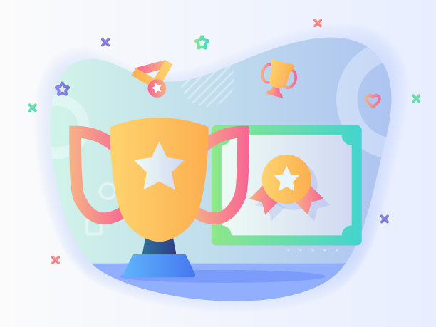 成功图标设置奖杯证书奖章图片下载