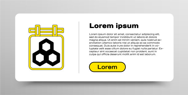 线状悬挂标志上有蜂窝隔离白色图片下载