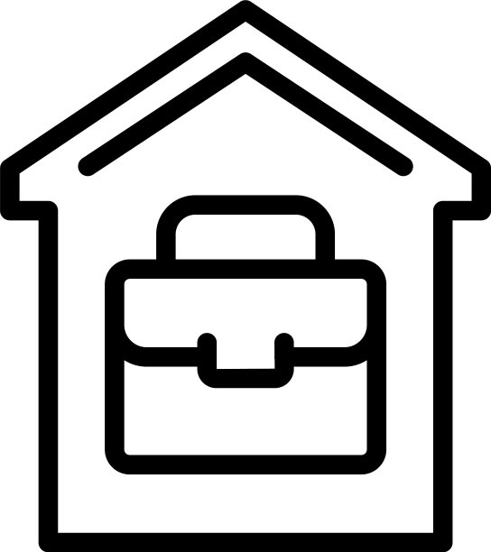 远程工作图标轮廓样式图片下载