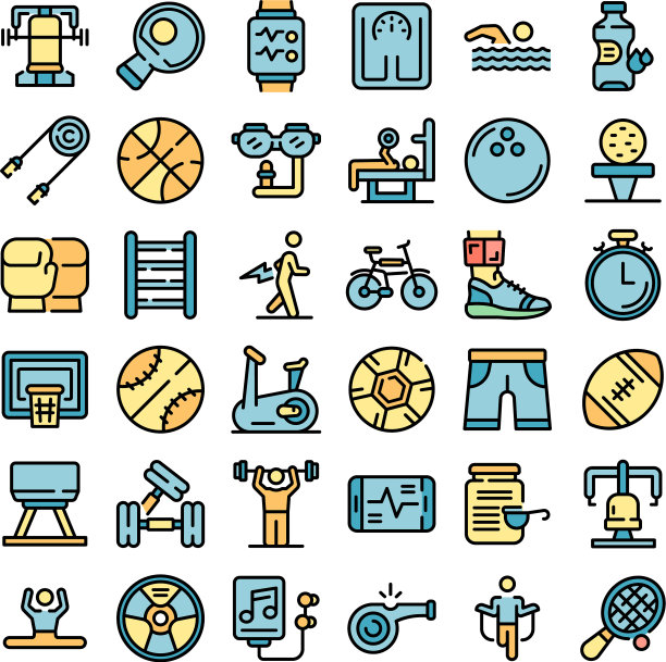 身体活动图标固定图片下载