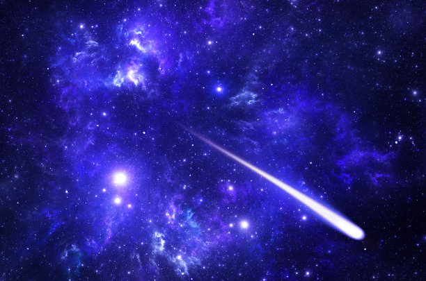 彗星在太空图片下载