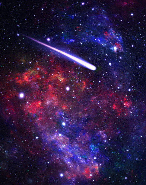 彗星在太空图片下载