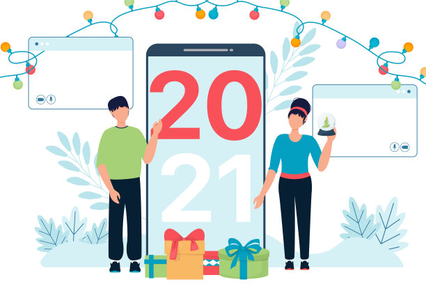 新年寒假贺卡快乐图片下载