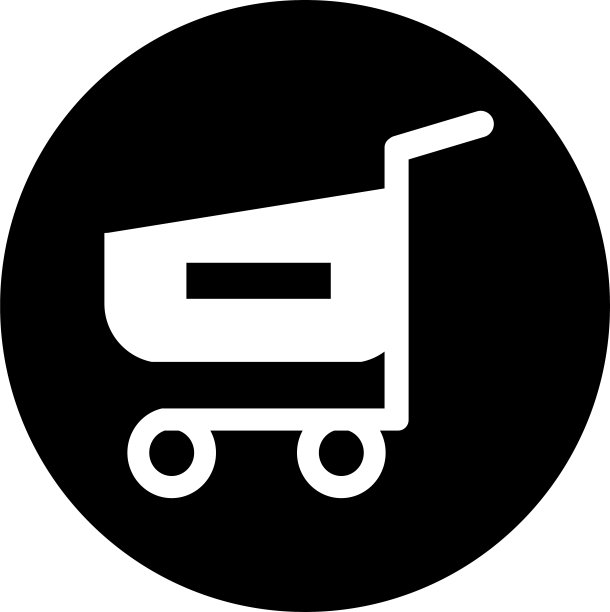 购物车手推车图标标志图片下载