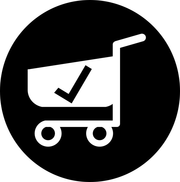 购物车手推车图标标志图片下载