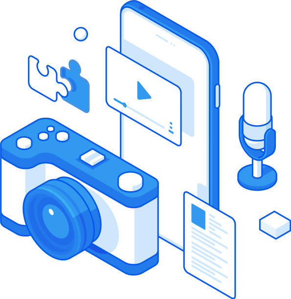 卡通套电子设备现代化图片下载