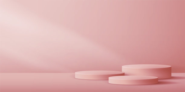 化妆品背景和优质讲台展示产品展示品牌和包装展示。有阴影背景的演播室舞台。矢量设计图片下载