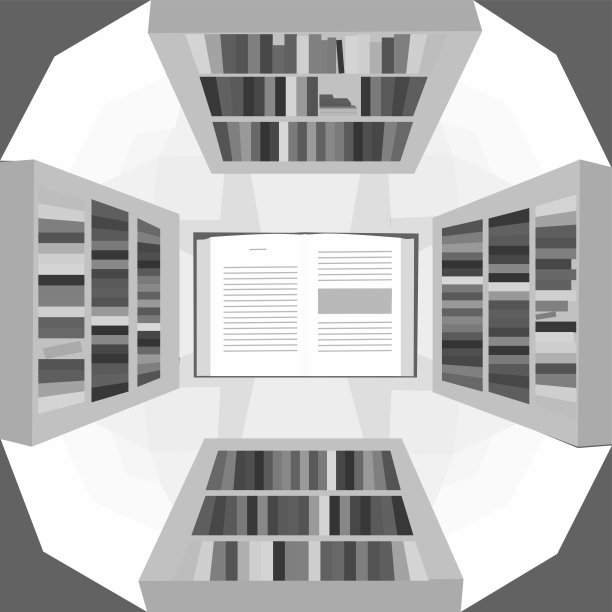 从上面看图书馆。无色图片下载