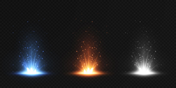 收集光效果。套金喜庆效果。框架上的霓虹灯效果图片下载