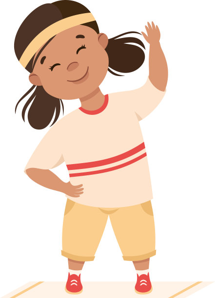 听话的女孩，有良好的教养和身体素质图片下载