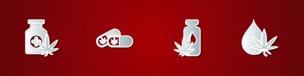 装上大麻药丸的药瓶图片下载