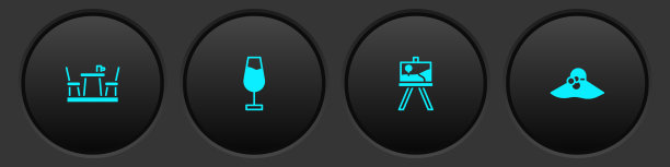 设置法国咖啡馆葡萄酒杯画架或绘画艺术图片下载