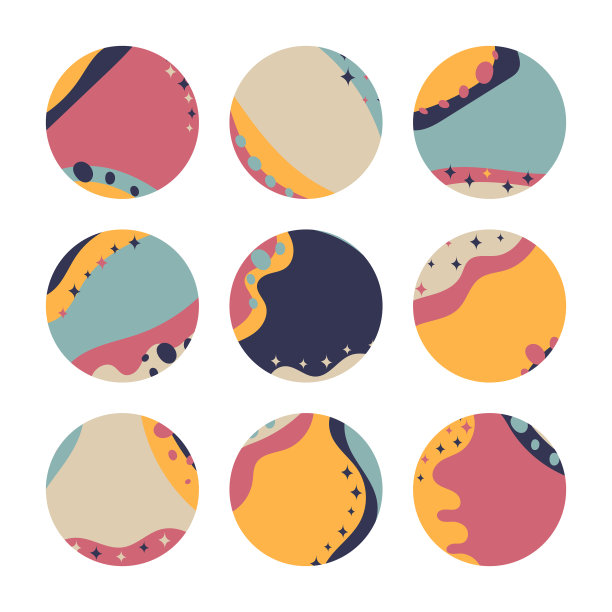 集抽象故事高光封面手绘图片下载