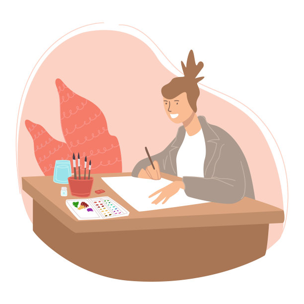 人物画爱好休闲图片下载