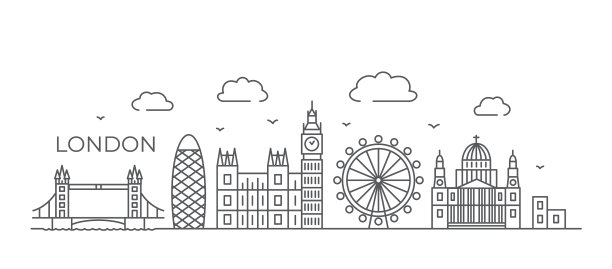 伦敦线把伦敦排成一条线图片下载