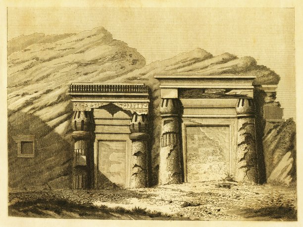 古埃及墓室：法老墓葬考古古迹插图图片下载