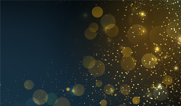 假日抽象亮色金色设计元素图片下载