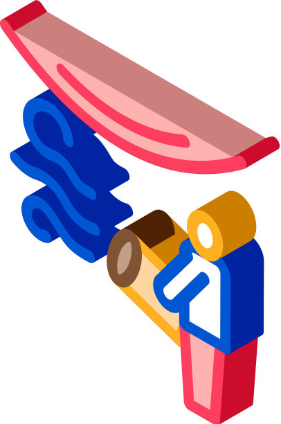 工人加热拉伸天花板与风扇等距图片下载