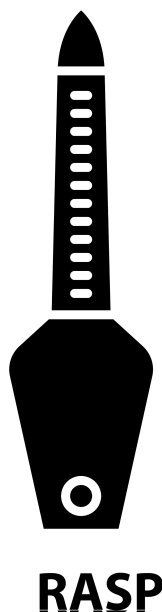 带有可编辑笔触的黑色标志图片下载