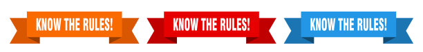 知道规则丝带知道规则孤立图片下载