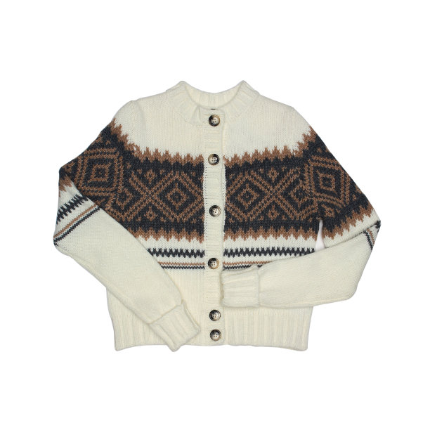 暖和的羊毛女毛衣孤立在白色的背景图片下载