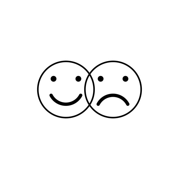 将微笑表情隔离在白色上图片下载