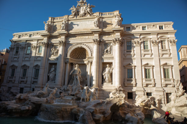 意大利罗马的Fontana di Trevi图片下载