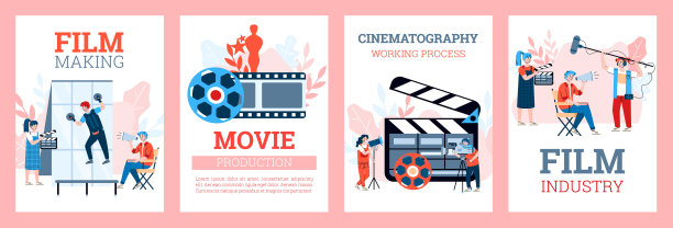 横幅摄影和电影制作行业图片下载