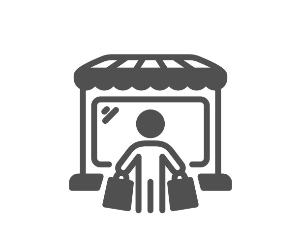 市场买家图标批发商店客户标志图片下载