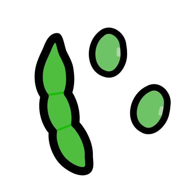 简单的毛豆插图图片下载