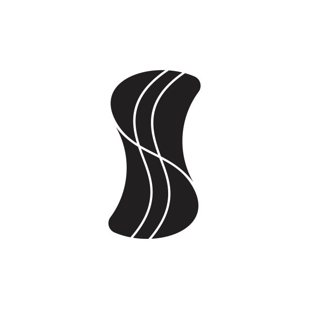 抽象条纹字母s标志图片下载