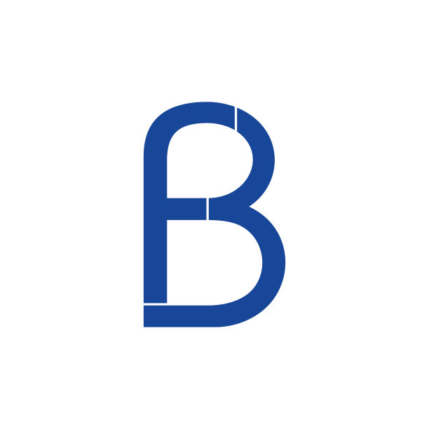 字母fb几何标志图片下载