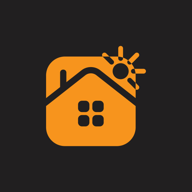 简单几何负空间家居广场图片下载