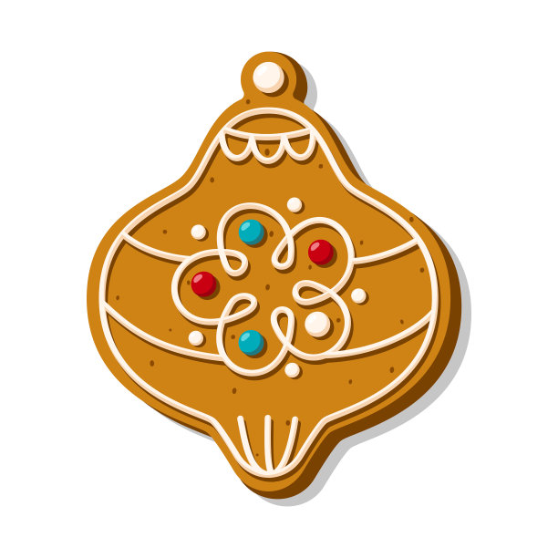 圣诞点心姜饼手工制作图片下载