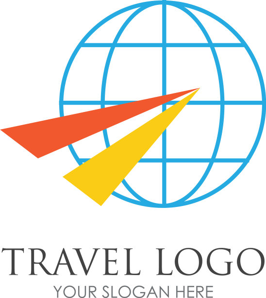 旅游标志图标设计模板图片下载