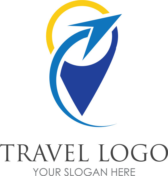 旅游标志图标设计模板图片下载