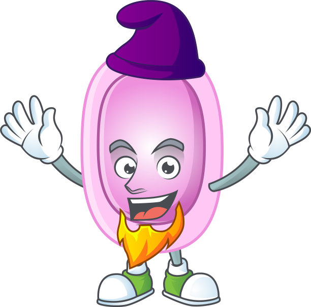 一个迷人的童话般的百日咳小精灵卡通图画图片下载