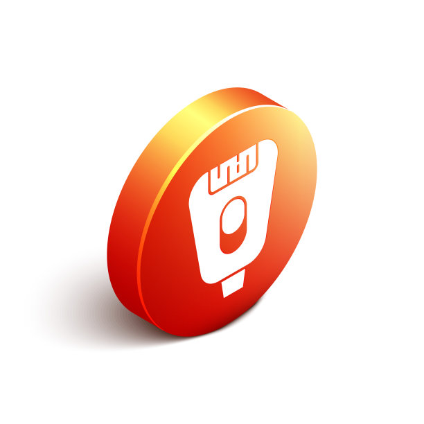 等距脱毛器图标隔离在白色图片下载