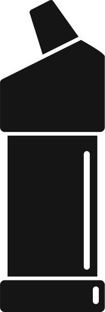 马桶清洁瓶图标简单的风格图片下载