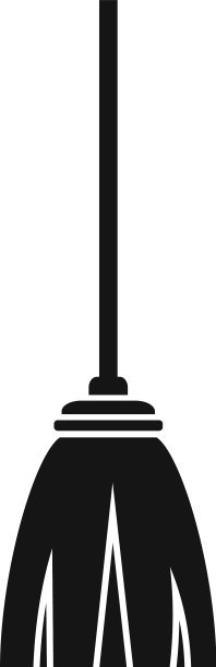 清洁地板拖把图标简洁风格图片下载