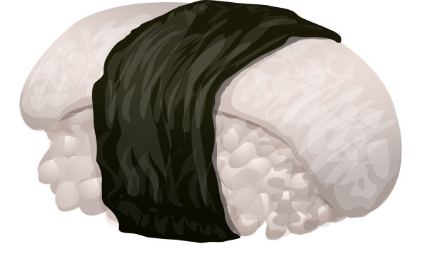 烹饪寿司卷图标卡通风格图片下载