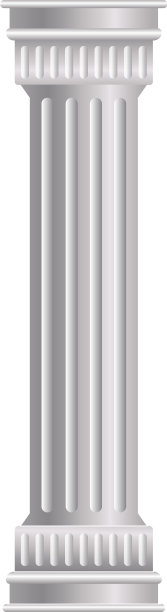 罗马柱图标卡通风格图片下载